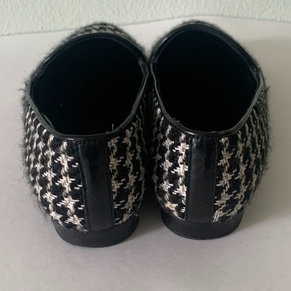 Jon Joseph Gatsby Houndstooth Flat Size 8.5 - Picture 5 of 7
